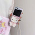כיסוי ייחודי ואיכותי עם פנינים לגלקסי זי - Hello Kitty